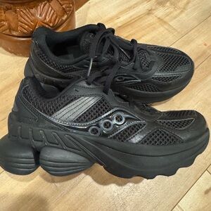 Saucony Grid NXT Black Men's Athletic Running Shoes (S70797-3) Sz 6.5 Wom 8 new